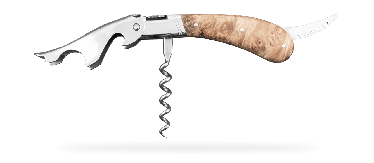 Laguiole Magnum Corkscrew Stabilized Linden burl